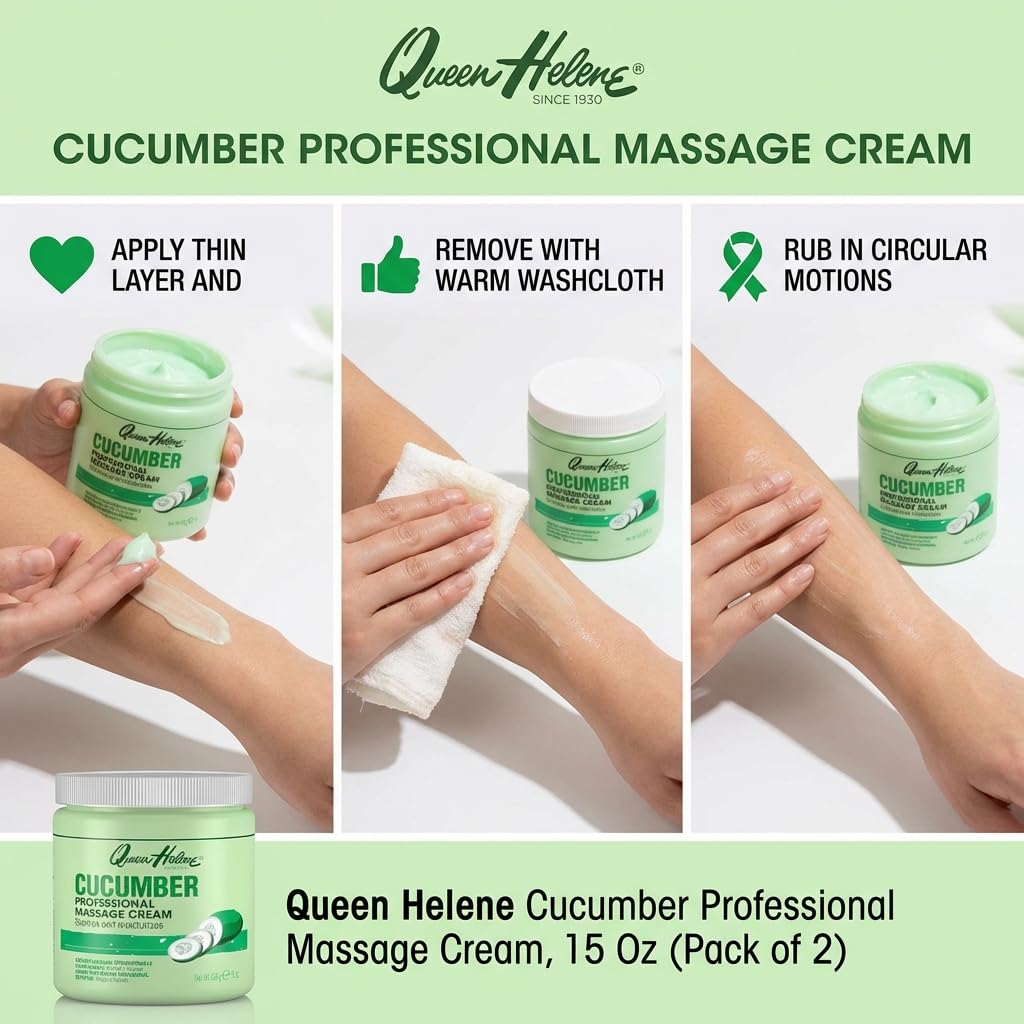 Amazon.com : Queen Helene Cucumber Professional Massage Cream